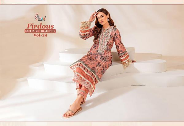 Shree Firdous Exclusive Collection Vol 24  Cotton Pakistani Suits Collection